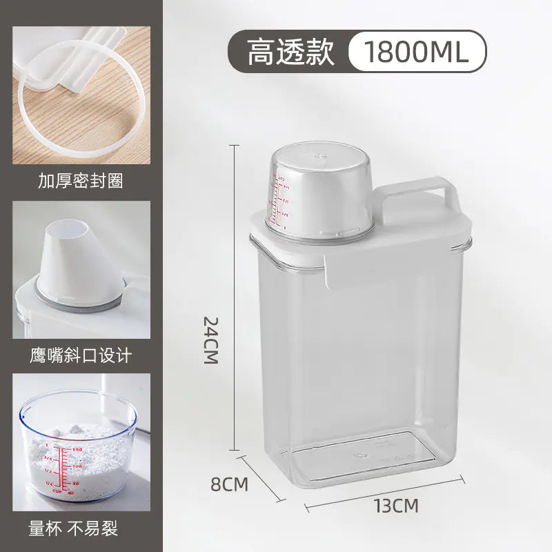 Transparent Detergent Container